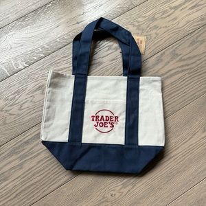 NWT - Trader Joe’s Mini Tote - Navy